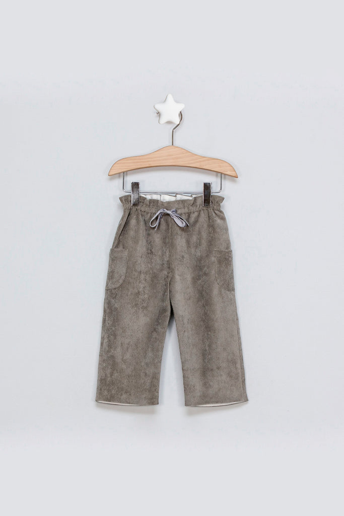 Pantalón largo Lazo bebé gris