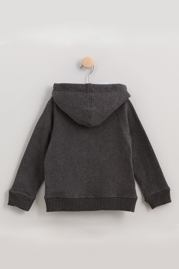 Sudadera/chaqueta de niño gris